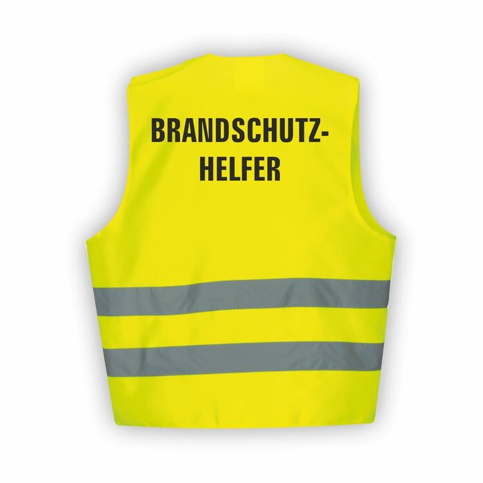 BRANDSCHUTZHELFER Warnweste | Signalweste | Sicherheitsweste DIN ISO 20471