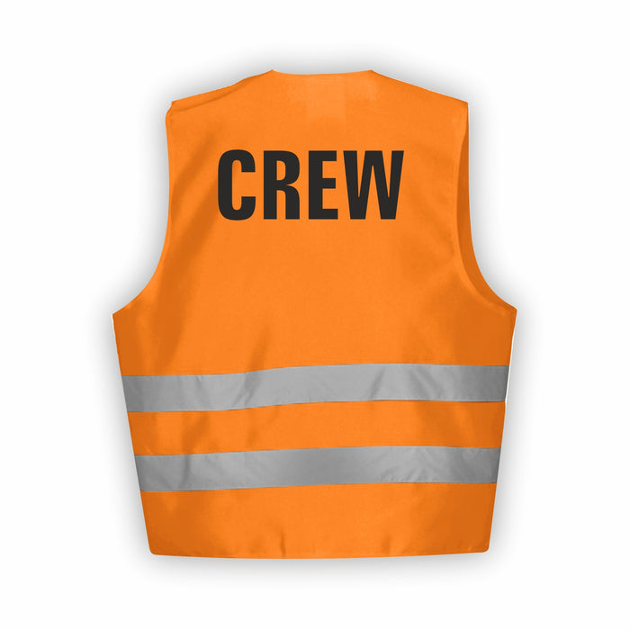 CREW Warnweste | Signalweste | Sicherheitsweste nach ISO 20471 | 6 Farben + 3 Größen