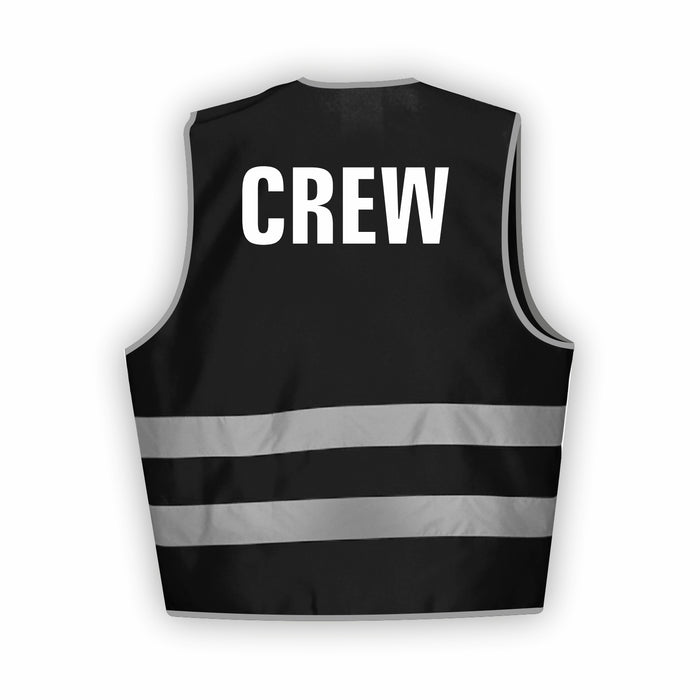 CREW Warnweste | Signalweste | Sicherheitsweste nach ISO 20471 | 6 Farben + 3 Größen