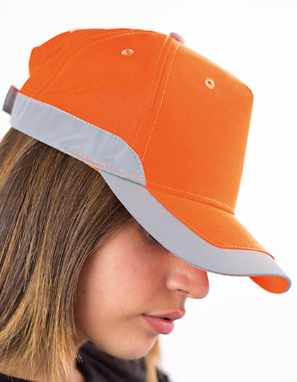 Warncap Orange / Gelb I Reflektierend I Unisize
