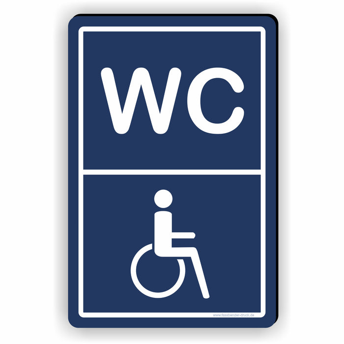 D-006 - BEHINDERTEN WC | Hinweis für Ihren PARKPLATZ