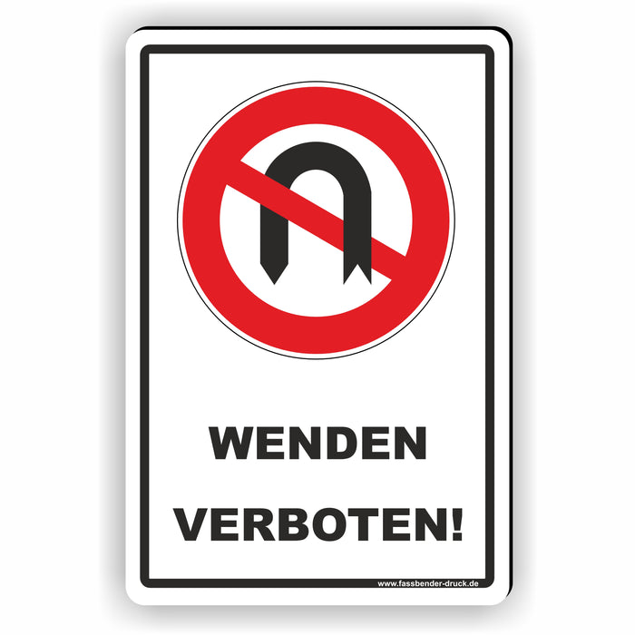 Wenden Verboten Zeichen