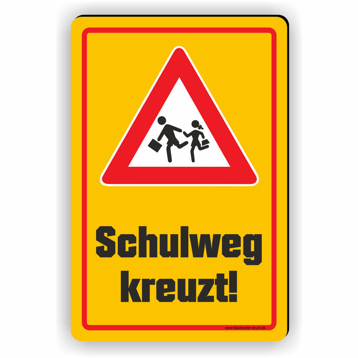 D-163 - ACHTUNG! Schulweg kreuzt