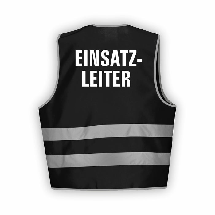 EINSATZLEITER Warnweste | Signalweste | Sicherheitsweste nach ISO 20471 | 6 Farben + 3 Größen