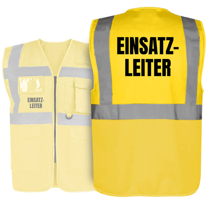 EINSATZLEITER Warnweste PREMIUM