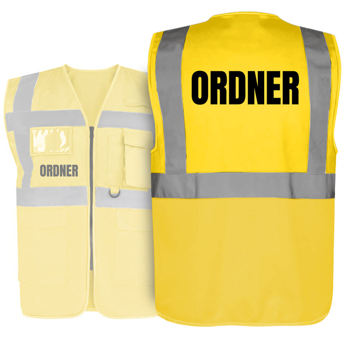 ORDNER Warnweste PREMIUM