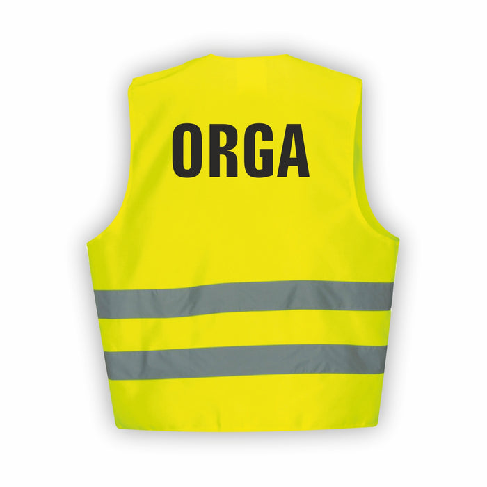 ORGA Warnweste | Signalweste | Sicherheitsweste nach ISO 20471 | 6 Farben + 3 Größen