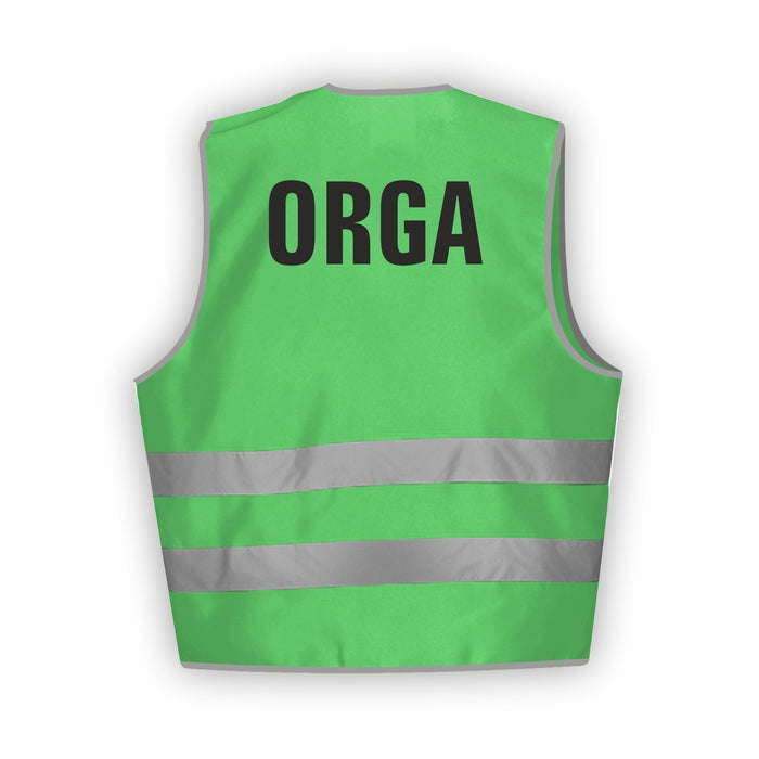 ORGA Warnweste | Signalweste | Sicherheitsweste nach ISO 20471 | 6 Farben + 3 Größen