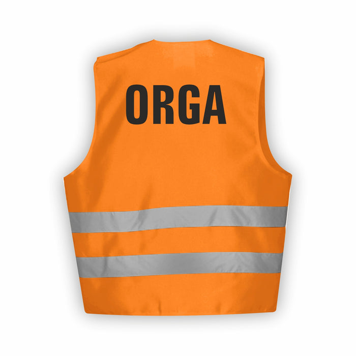 ORGA Warnweste | Signalweste | Sicherheitsweste nach ISO 20471 | 6 Farben + 3 Größen