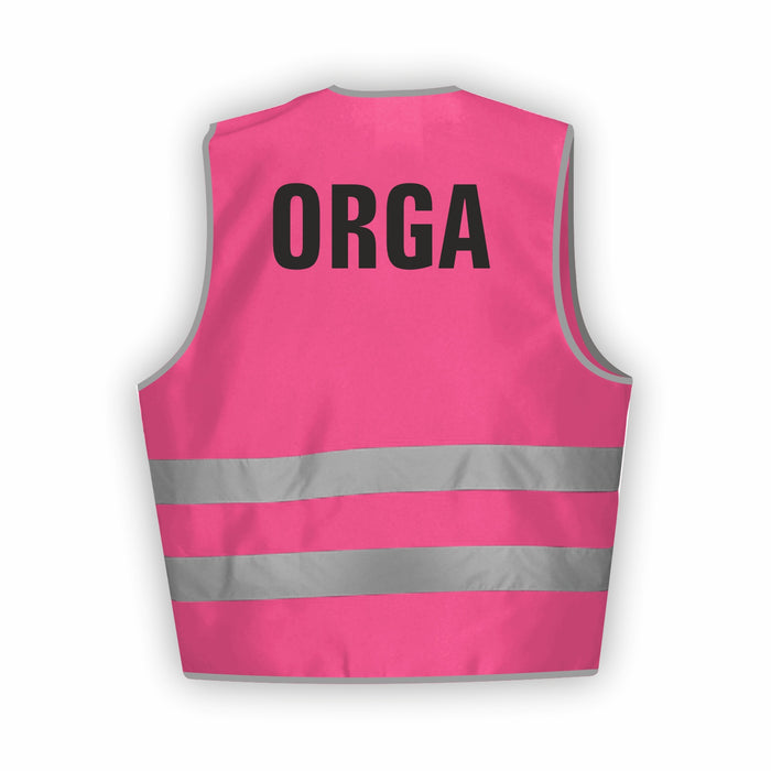 ORGA Warnweste | Signalweste | Sicherheitsweste nach ISO 20471 | 6 Farben + 3 Größen