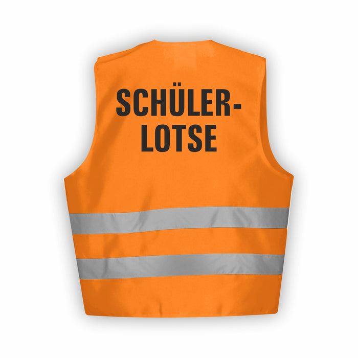 SCHÜLERLOTSE Warnweste | Signalweste | Sicherheitsweste nach ISO 20471 | 6 Farben + 3 Größen