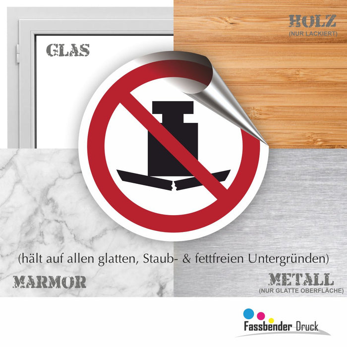 Verbotszeichen Keine schwere Last RUND (P012) Piktogram nach DIN EN ISO 7010