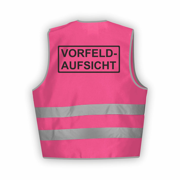 VORFELDAUFSICHT Warnweste | Signalweste nach ISO 20471 | 6 Farben + 3 Größen