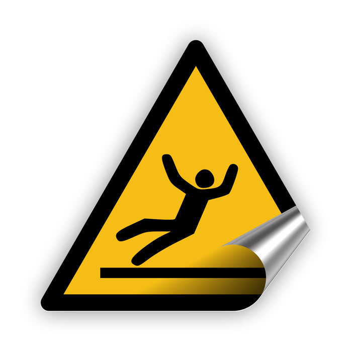 Warnzeichen (W011) Warnung vor Rutschgefahr - nach DIN EN ISO 7010