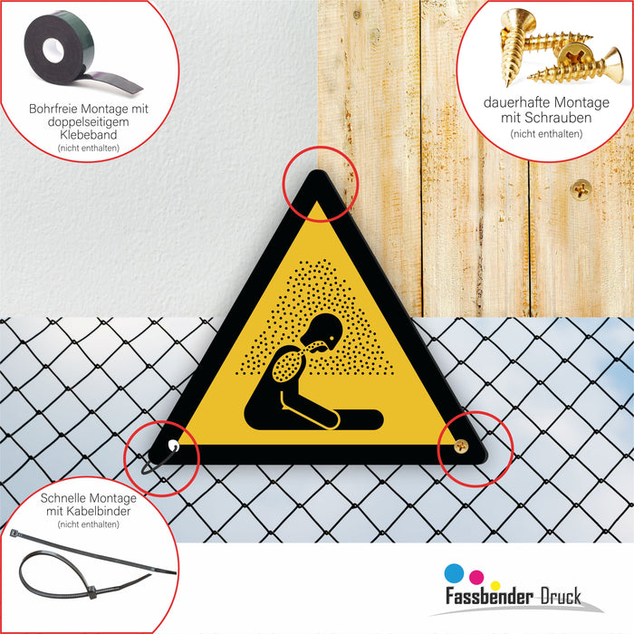 Warnzeichen (W041) Warnung vor Erstickungsgefahr - nach DIN EN ISO 7010