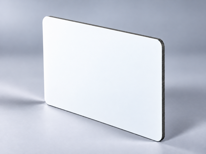 Schild ohne Bohrlöcher