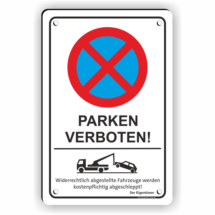 Parken verboten (Hochkant)