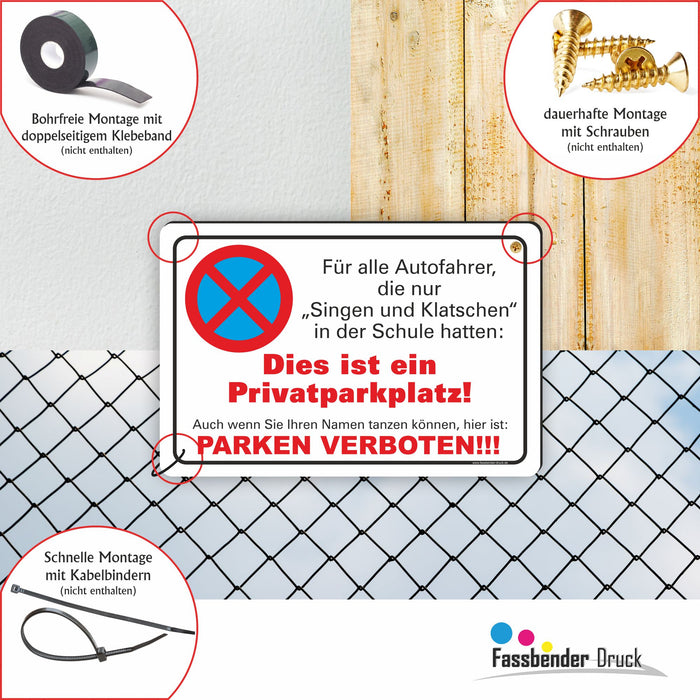 PV-015 Parkverbot - Ein- und Ausfahrt freihalten | Parken verboten Hinweis | Absolutes Parkverbot für Ihren Privatparkplatz