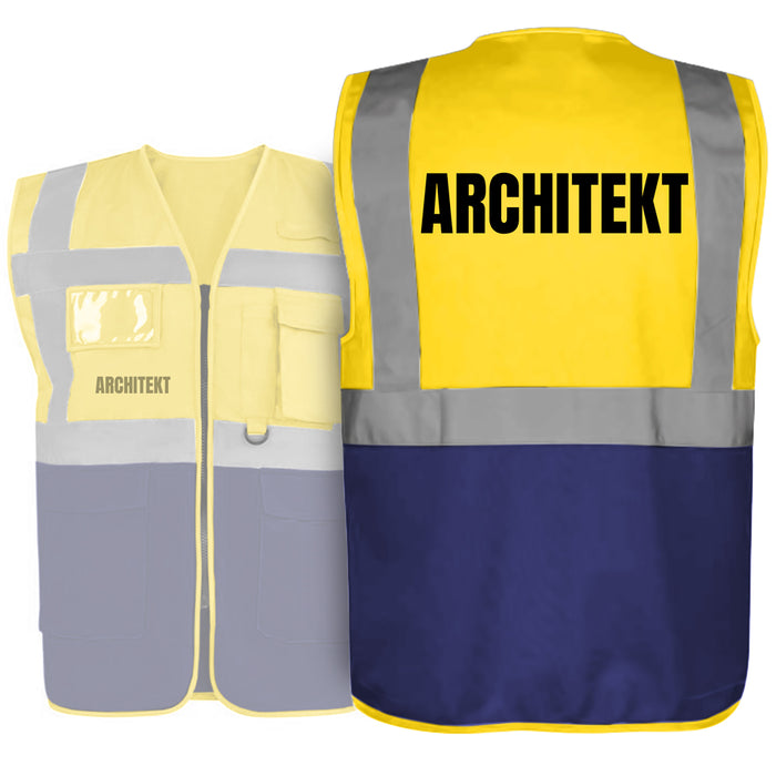 ARCHITEKT Warnweste PREMIUM — Fassbender-Druck