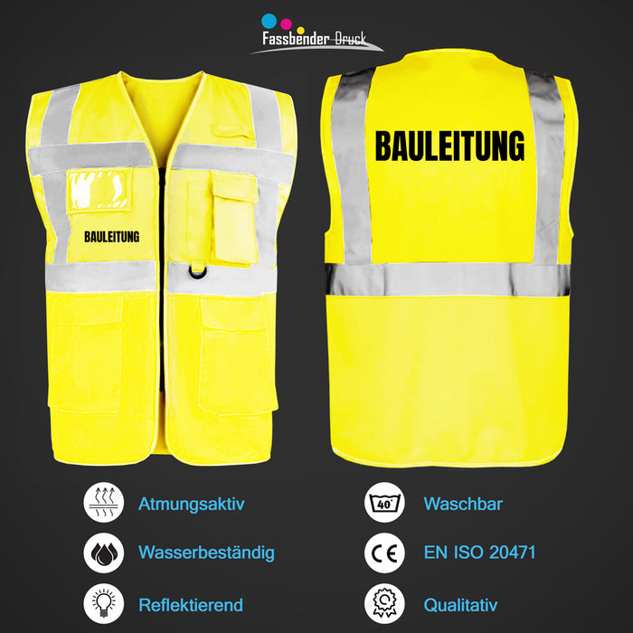 BAULEITUNG Warnweste PREMIUM