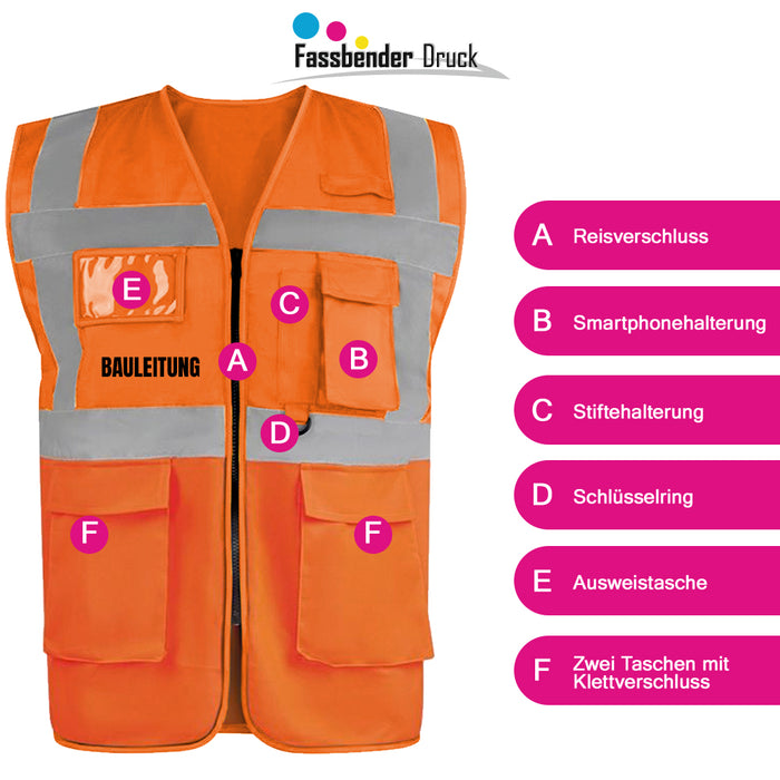 BAULEITUNG Warnweste PREMIUM