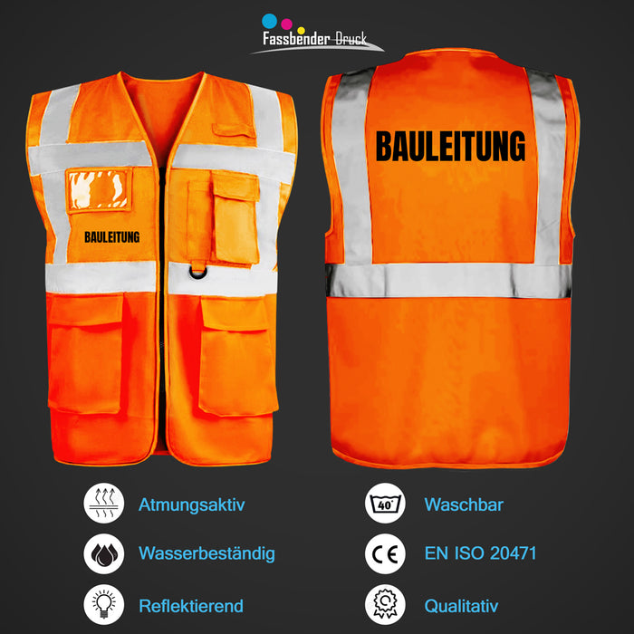 BAULEITUNG Warnweste PREMIUM