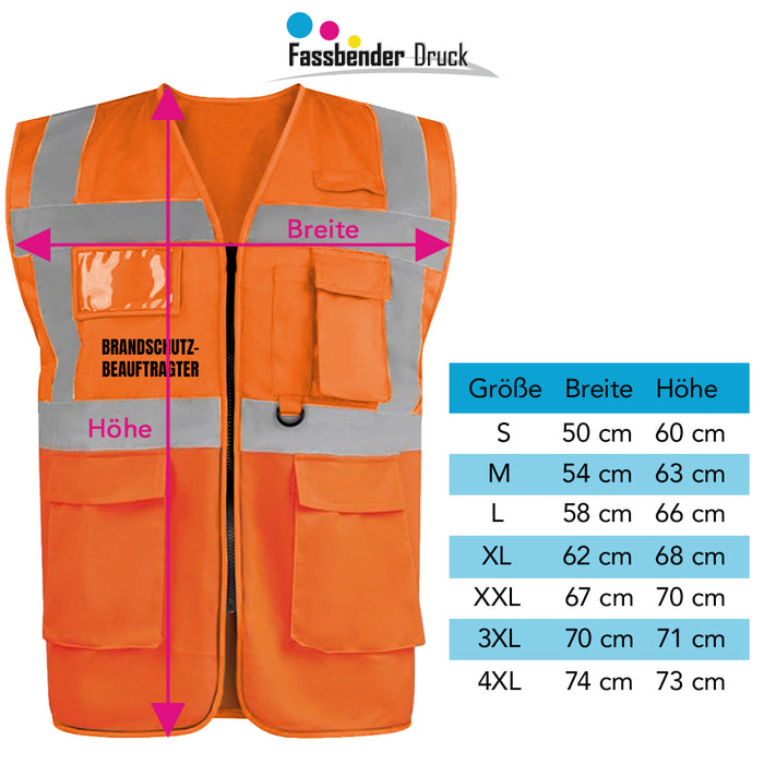 BRANDSCHUTZBEAUFTRAGTER Warnweste PREMIUM