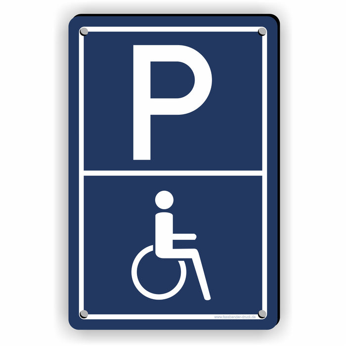 D-005 - BEHINDERTENPARKPLATZ | Hinweis für Ihren PARKPLATZ