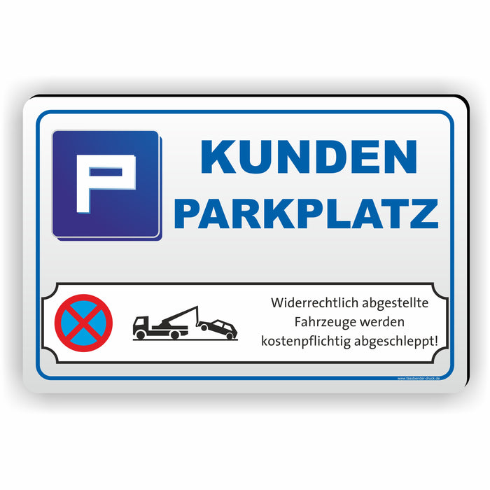 D-008 - KUNDENPARKPLATZ | Hinweis für Ihren PARKPLATZ