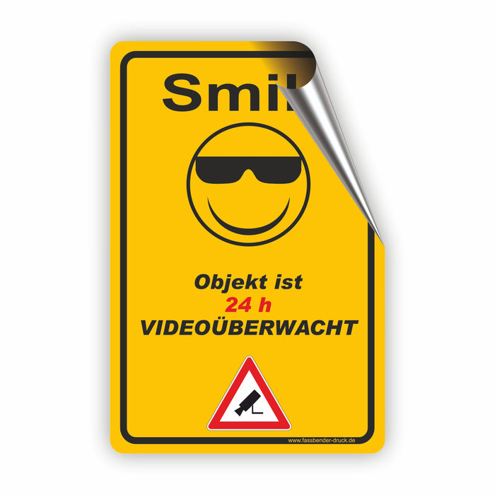Videoüberwachung Smile I Objkekt ist 24h Videoüberwacht