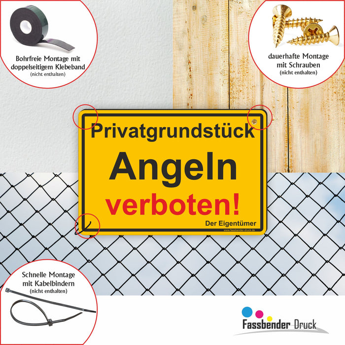 Privatgrundstück - Angeln verboten