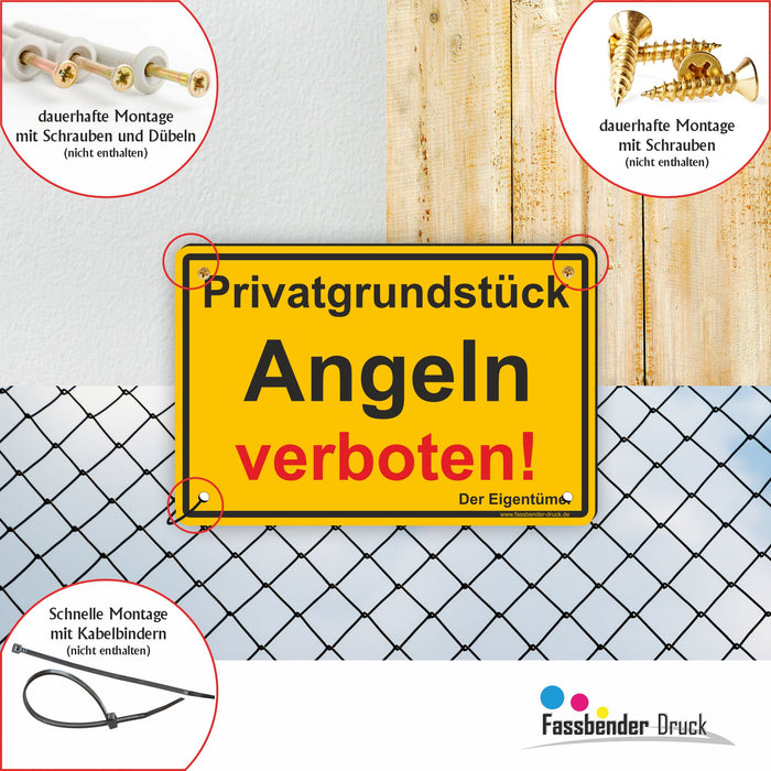 Privatgrundstück - Angeln verboten