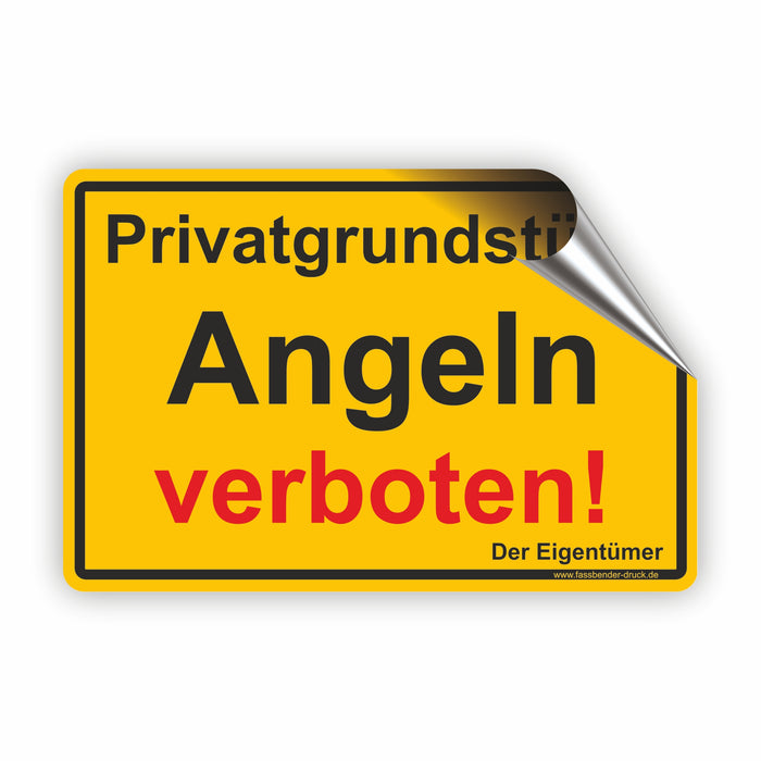 Privatgrundstück - Angeln verboten