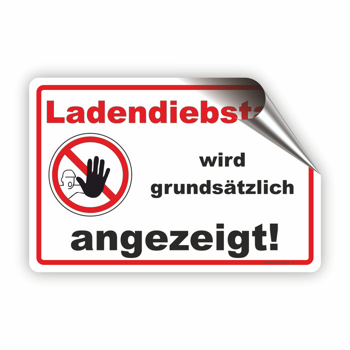 Ladendiebstahl wird zur Anzeige gebracht