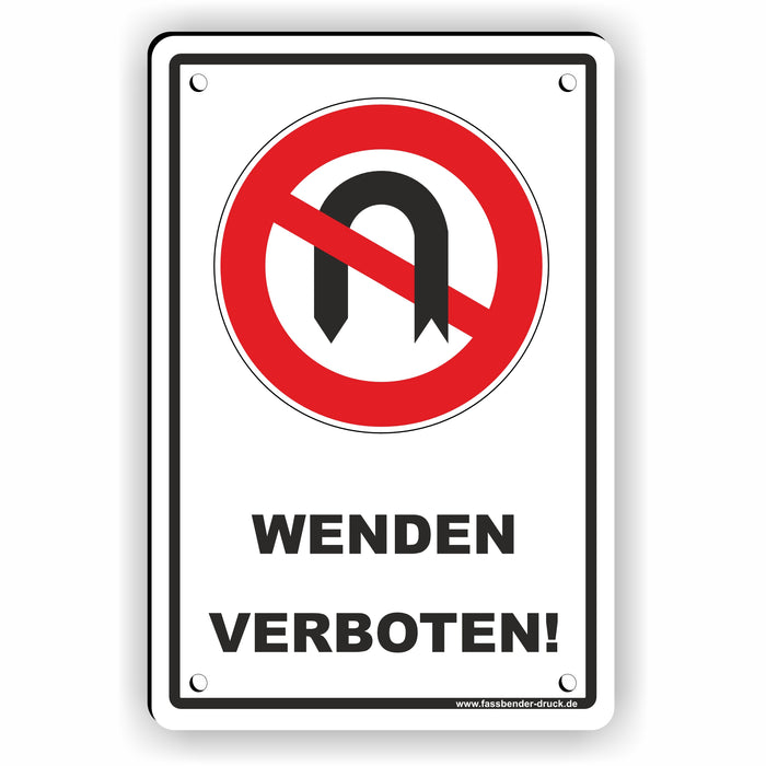 Wenden Verboten Zeichen