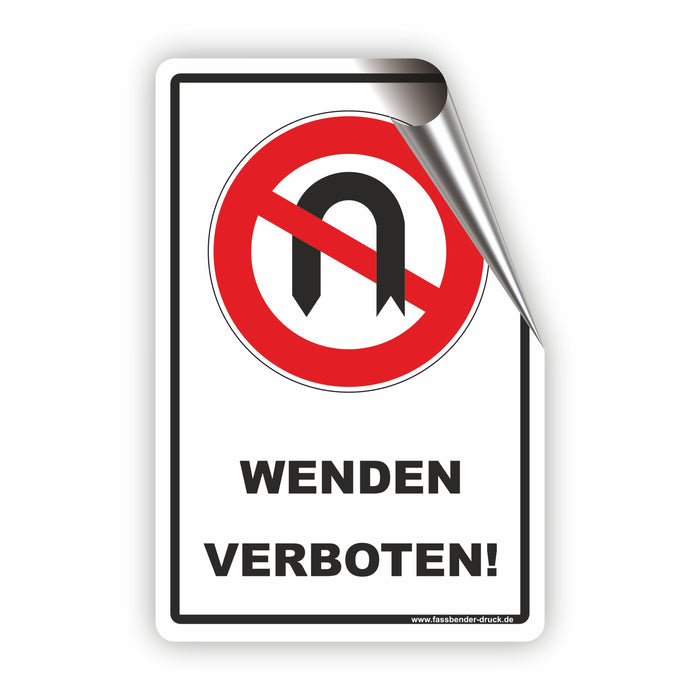 Wenden Verboten Zeichen