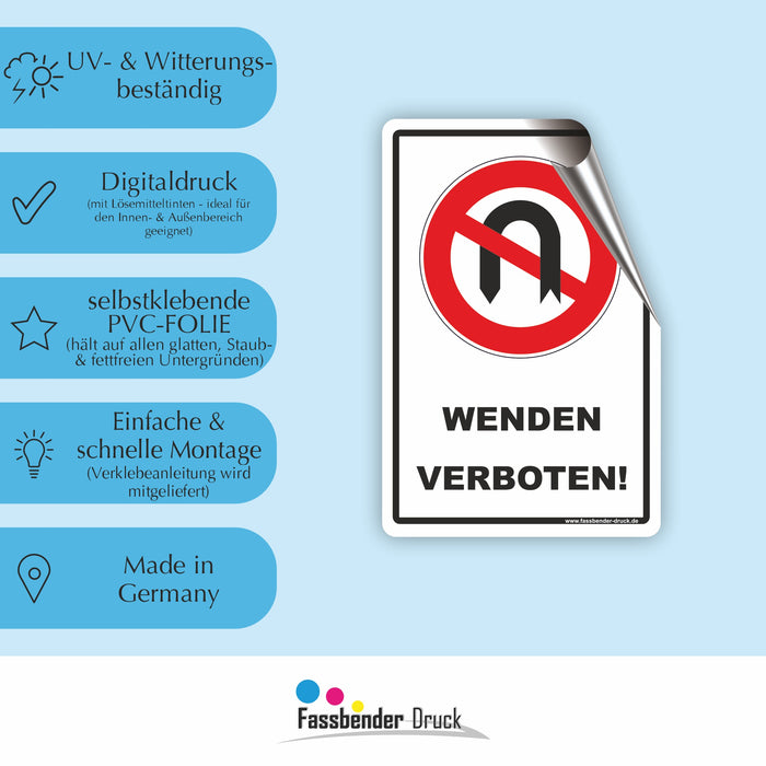 Wenden Verboten Zeichen
