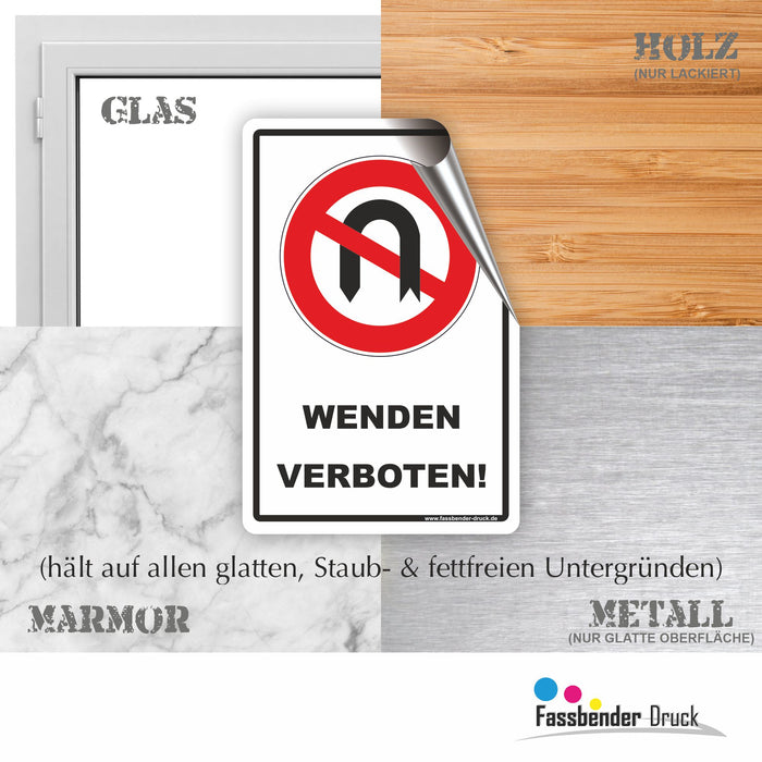 Wenden Verboten Zeichen