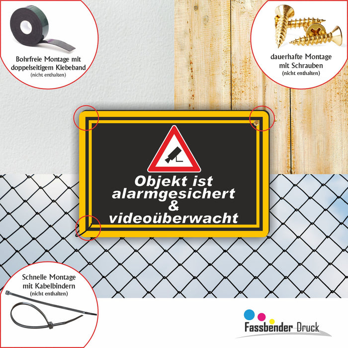 Objekt ist alarmgesichert & videoüberwacht