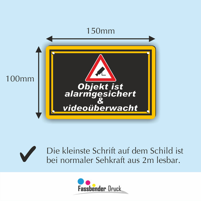 Objekt ist alarmgesichert & videoüberwacht