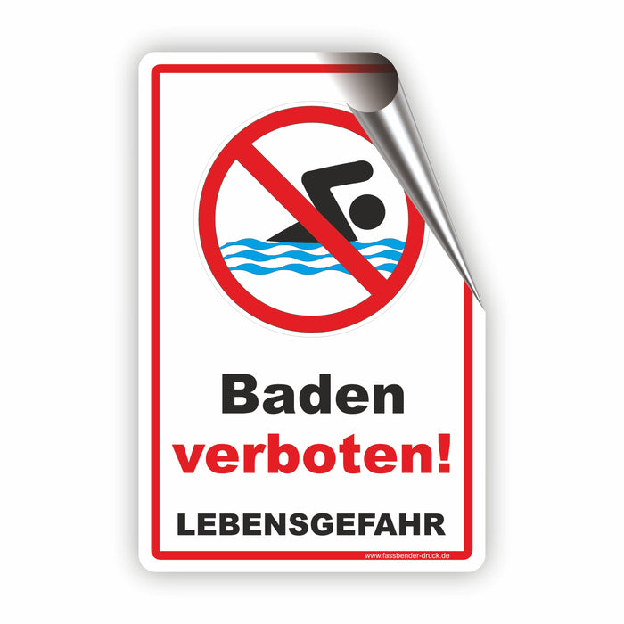 Baden verboten - Lebensgefahr