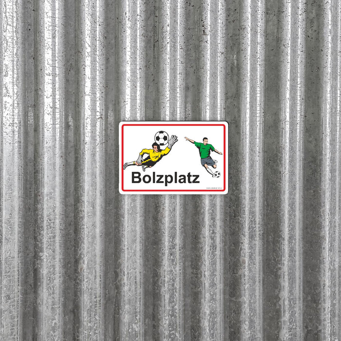 D-088 - Bolzplatz Schild - Fussballplatz für Kinder