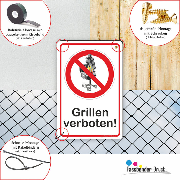 Grillen verboten!