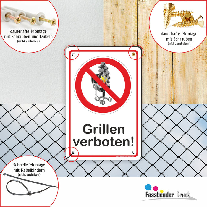 Grillen verboten!