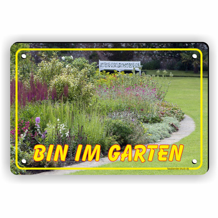 Bin im Garten