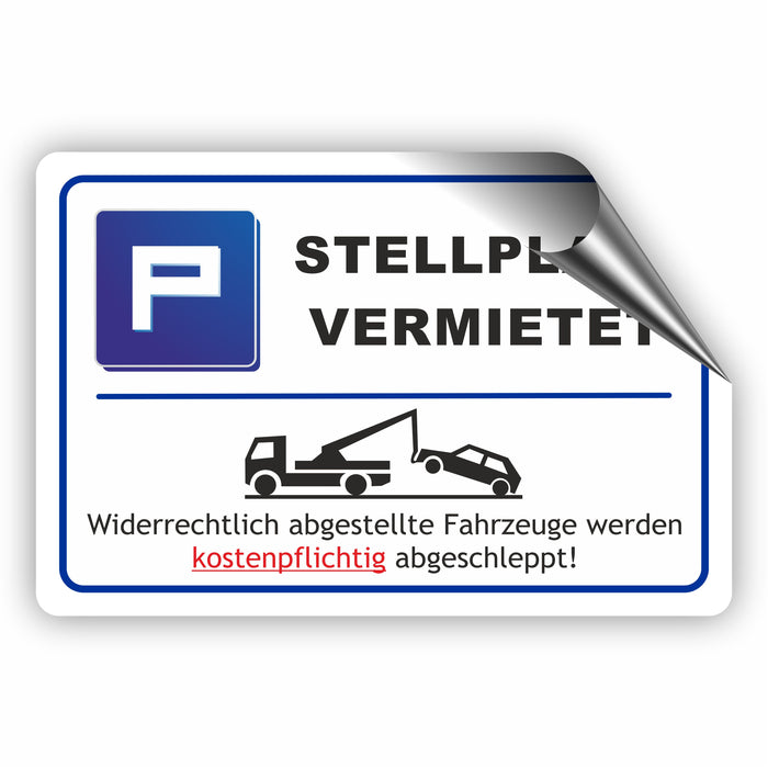 D-141 - Stellplatz vermietet | Hinweis für Ihren PARKPLATZ