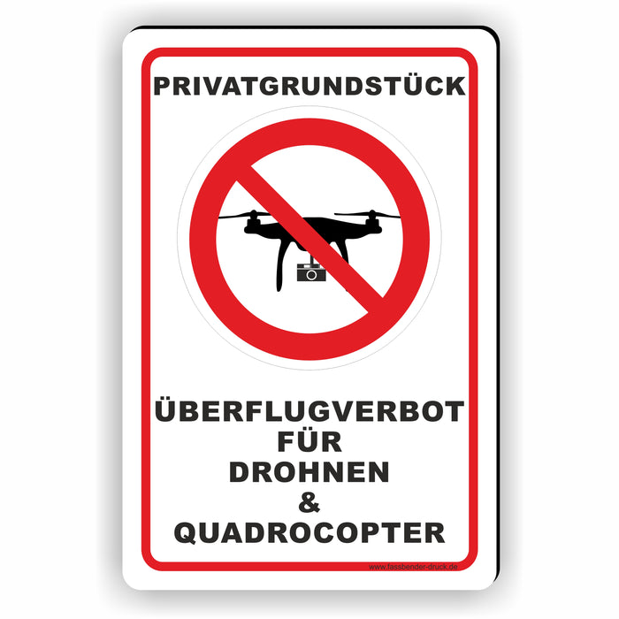 PRIVATGELÄNDE! Überflug von Drohen & Qaudrocopter verboten