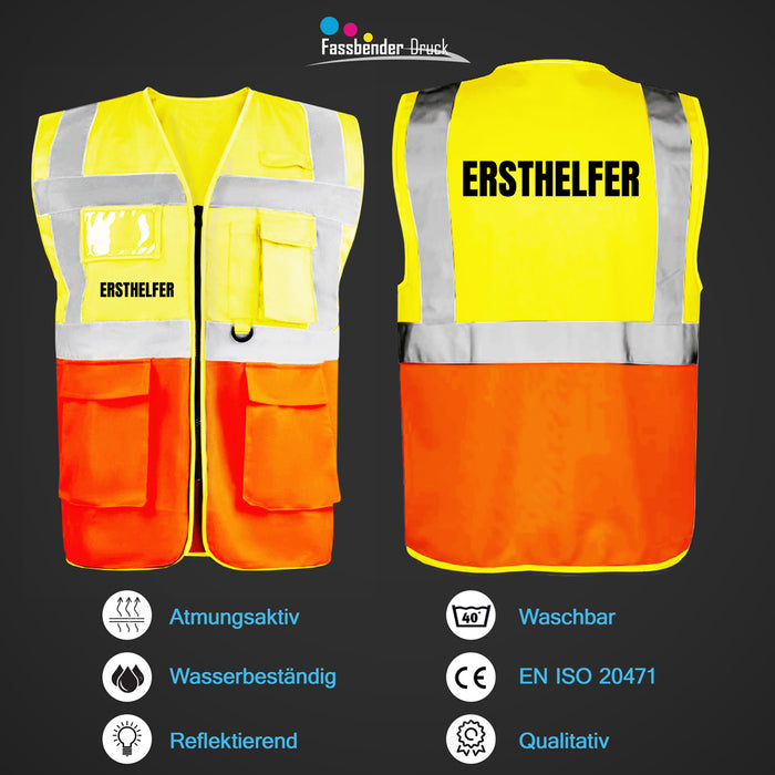 ERSTHELFER Warnweste PREMIUM