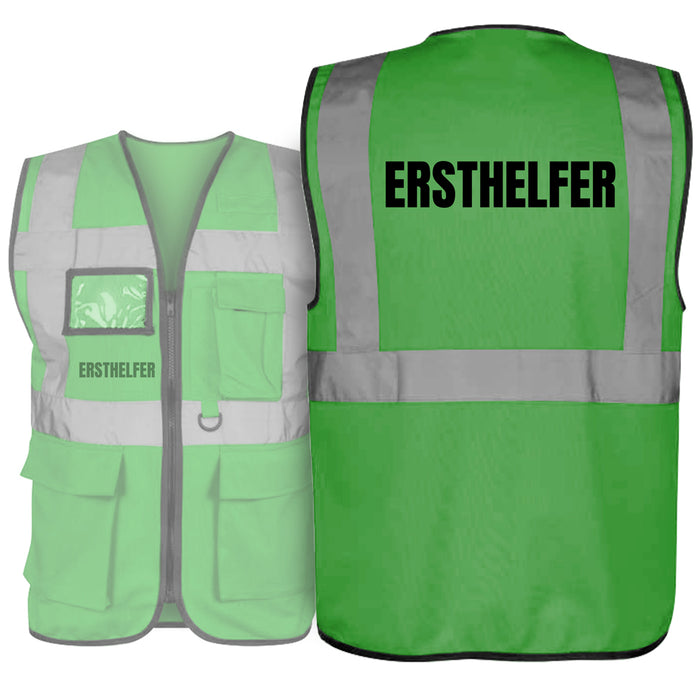 ERSTHELFER Warnweste PREMIUM — Fassbender-Druck