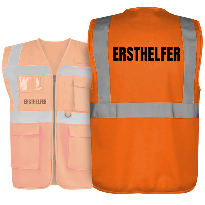 ERSTHELFER Warnweste PREMIUM — Fassbender-Druck